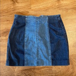 Cute Reworked Denim Skirt
